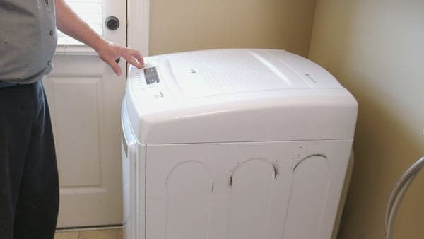 Turning on a dryer