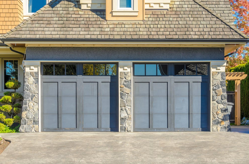 Double garage doors